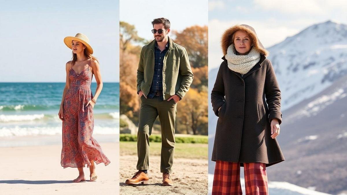 Roupas para Diferentes Climas e Destinos